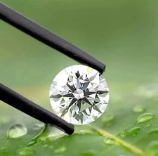 Natural White Diamond 2.50 CT Round Cut VVS1 D Grade 9 mm Certified Stone. picture