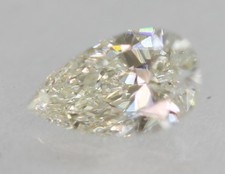 0.18 Carat H VVS1 Pear Shape Natural EARTH MINED Loose Diamond 5.05X3.00mm VIDEO picture