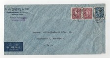 CHINA 1942 AIRMAIL CIVIL WAR PERIOD COVER SHANGHAI TO MILWAUKEE, WISCONSIN picture