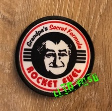 GRANDPA'S ROCKET FUEL Patch hot rod rat rod drag racing fink vintage retro 1960s picture
