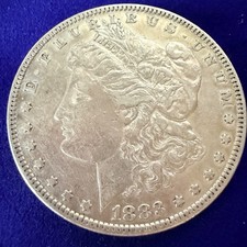 1888 USA $1 Morgan Silver Dollar XF-40  picture