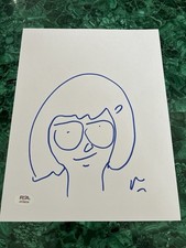 Dan Mintz Signed Autographed “tina” From Bobs Burgers Sketch Psa DNA Coa picture