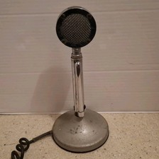 Vintage Astatic Corp Model D-104 Amplified Microphone & T-UG8 Stand Untested picture