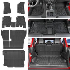 Floor Liners For 2018-2026 Jeep Wrangler JL 4X4 Unlimited Floor Mats Cargo Mat picture