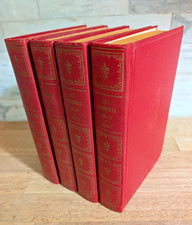 Les Miserables by Victor Hugo 1931 - 4 Volume Decorative Red Hardcover Book Set picture