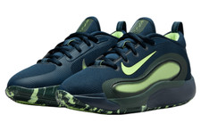 Nike Isofly GS Total Navy Green Basketball Size 5Y Hoopers FN4384 400 picture