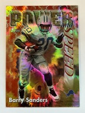 🔥1998 Topps Chrome - Season's Best Power and Speed Barry Sanders #2 Lions 🔥 picture