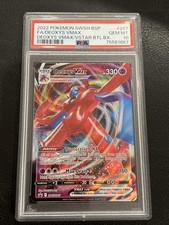 2022 POKEMON SWSH BLACK STAR PROMO #267 FULL ART/DEOXYS VMAX PSA 10 picture