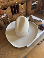 Stetson Tom Mix classic cowboy hat 7 1/8 silverbelly classic picture