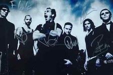 Rammstein autograph large photo 20x30 cm autograph Till Lindemann picture