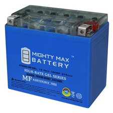 Mighty Max YTX20L-BS GEL 12V 18AH Replacement for Deka ETX16L, ETX20L Battery picture