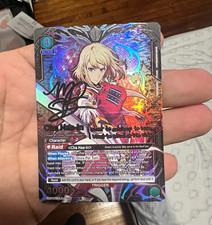 Bandai Union Arena Solo Leveling Cha Hae-in UA12BT/SLD-1-058 R Foil Auto picture