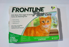 Frontline Plus for CATS over 1.5lbs/8 weeks 6 doses Fleas & Ticks 8404 picture