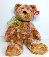 TY Beanie Buddy, SPECKLES the Bear Stuffed Animal Toy NWT 14” Rare Collectible picture