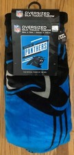 Northwest NFL Carolina Panthers Oversized Silk Touch Throw Blanket, 55