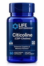Life Extension Citicoline CDP-Choline 60 Vegetarian Capsules Cognitive Support picture