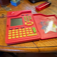 Tiger Pokédex Pokémon Handheld Electronic Game Red 1999 MPN 76-486 picture