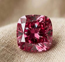 Huge 13 CT Fancy PInk Color Cushion Cut VVS1 Diamond Premium Quality gemstone picture