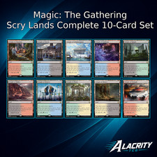 Magic The Gathering MTG Scry Lands Complete 10-Card Set EDH Commander picture