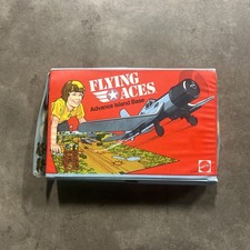 Vtg 1975 Mattel Flying Aces Advance Island Base 9675 Case + planes picture