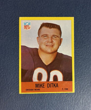 1967 Philadelphia Football Chicago Bears Mike Ditka #29 VG/EX  read description picture