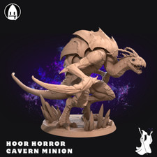 Hook Horror Cavern Minion DnD Miniature 28mm 32mm 35mm D&D RPG Mini 3D Printed picture