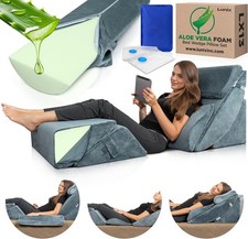 LX13 6-Piece Post-Surgery Recovery System Orthopedic Bed Wedge Pillow Set Tummy picture