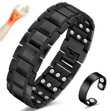 Pulsera De Terapia Magnetica De Cobre Con Imanes De 3800 Gauss Para Hombre picture