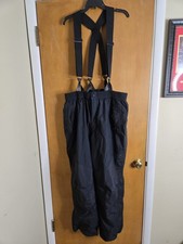 Cabela's Men's Snow Bibs Pants- Black- Size XL- GENTLY USED picture