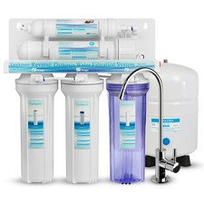 5 Stage Standard Undersink Reverse Osmosis RO System Drinking Water Filter 75GPD picture