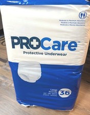 ProCare Disposable Underwear Large  Maximum Absorbtion 36 Count picture
