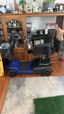 SACVON X01-Blue 4 Wheels Mobility Scooter with Cane Holder for Seniors, Electric picture