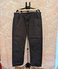Levi's 505 Men's Gray Denim Jeans Straight Leg Regular Fit W40 L30 picture
