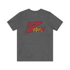 Z Rock Heavy Metal Radio 1986 Vintage Men's T-Shirt picture