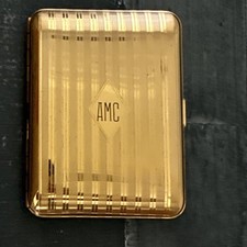 Vintage Elgin American Cigarette Case Monogram Art Deco picture