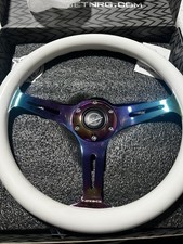 NRG Steering Wheel White  picture