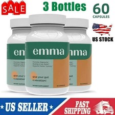 3 Pack Emma Gut Health Supplement 180 Capsules for Bloating Relief & Leaky Gut picture