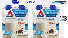 Atkins Protein Shake Creamy Vanilla, Keto Friendly, Gluten Free, 8 Ct-  picture