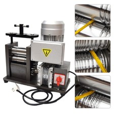 Electric Jewelry Making Machine 1HP Electric Wire Rolling Mill Goldsmith Rolling picture