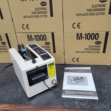 New M-1000 Tape Dispenser, Adhesive Tape, Fully Automatic Tape Cutter NIB 110V picture