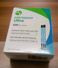 100 ONE TOUCH ULTRA TEST STRIPS exp 06-2027-- picture