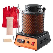 VEVOR Electric Melting Furnace 1350W Electric Furnace with 3kg Ceramic Crucible picture