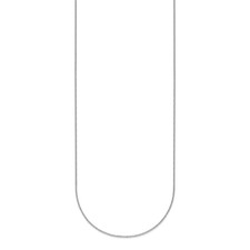 Herco Platinum 1.1mm Cable 18 inch Chain Necklace Solid picture