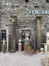 Pair of sandstone Tuscan columns picture