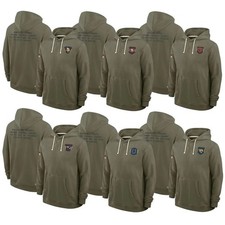 Men's Olive 2025 Salute to Service Sideline Dri-FIT Hoodie picture