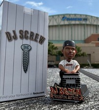 Limited Houston Astros x DJ Screw Bobblehead 06/27/26 June 27th Screwed Up Click picture