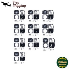 10 Set Carburetor Repair Kit For Zama RB-155 RB-164 Stihl BG66 BG86 Chainsaw New picture
