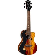 Luna Guitars Vista Wolf Tropical Wood Concert AcousticElectric Ukulele Gloss picture