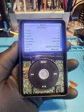 1 of 1 Custom Apple iPod 5th Gen 512GB - Half Brass Half Aluminum Boxy Pixel BT picture