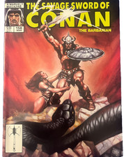 SAVAGE SWORD OF CONAN #158 Mar 1989 OVI HONDRU Marvel FREE USPS SHIPPING (VF-NM) picture